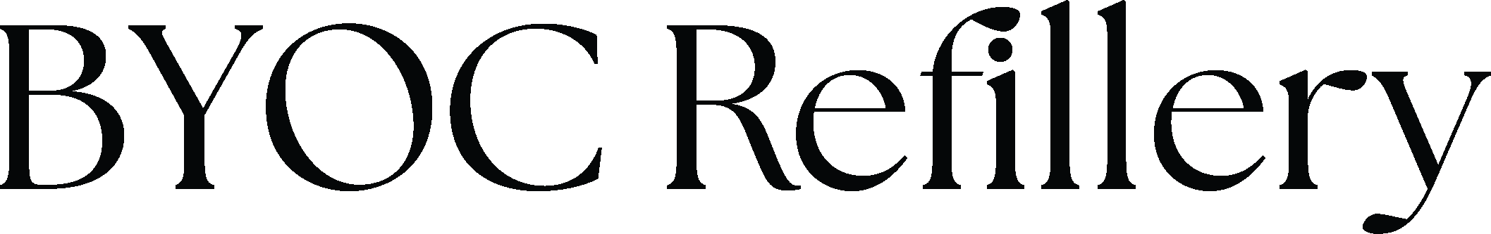 BYOC Refillery long logo