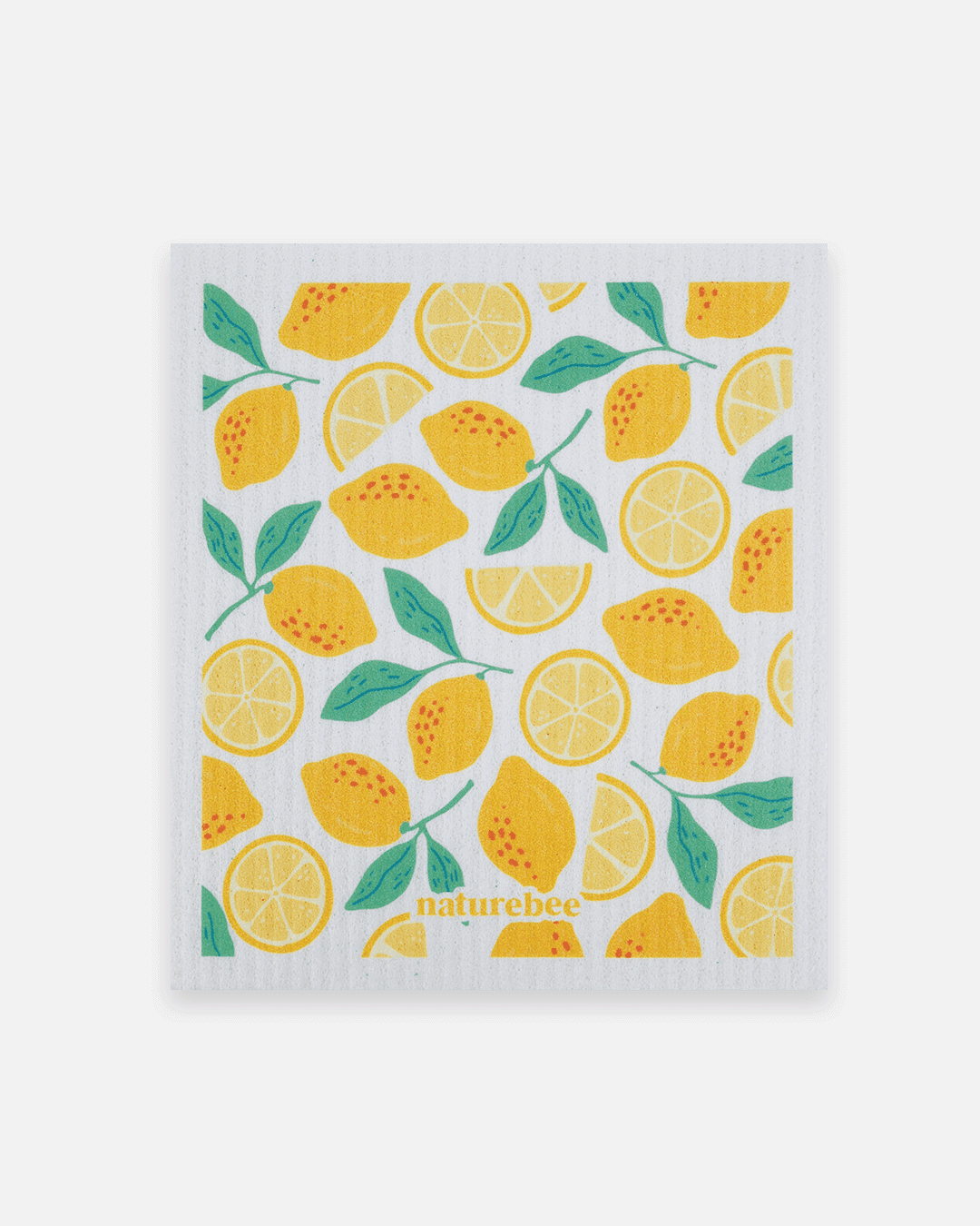 Swedish Sponge Dishcloth Lemon - Image 1